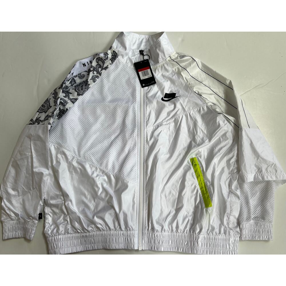 Nike Womens Sportswear NSW Woven Track Jacket White Active AR3025 100 Size L NWT - Picture 10 of 16